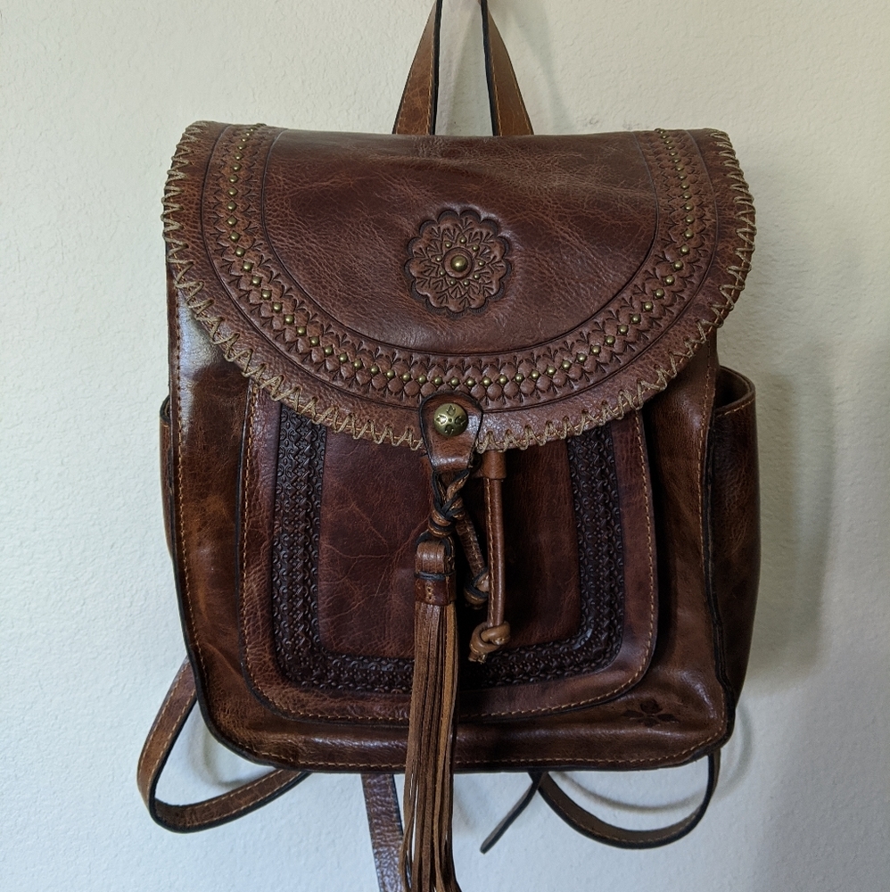 Patricia Nash jovanna leather backpack
